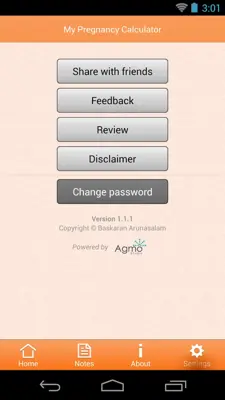My Pregnancy Calculator android App screenshot 0