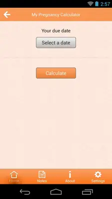 My Pregnancy Calculator android App screenshot 2